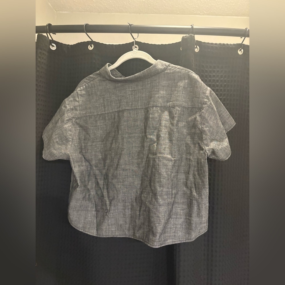 THE GREAT. THE VALOR TOP. Color: Smoke Wash Size 1 Small NWT - Picture 4 of 5